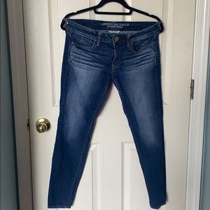 Dark washed jeans